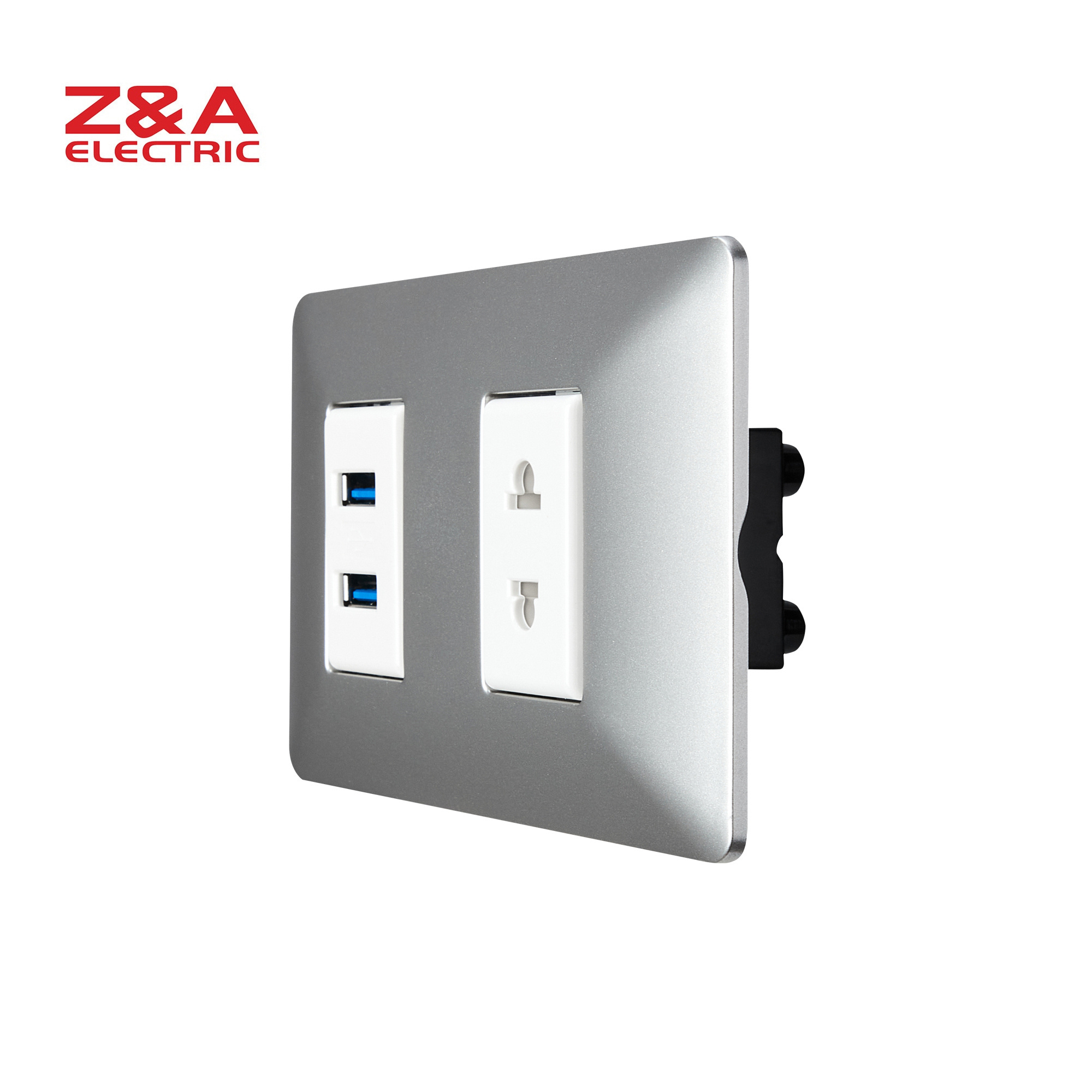 BM1226.SLV  USB American Standard Switch Italy Europe Wall Socket Light Home