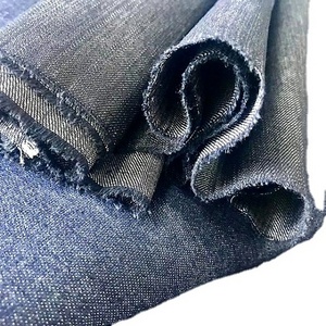 Wholesale cotton stretch stocklot woven 8-10oz black /blue/ indigo cloth cotton spandex denim fabrics for jeans