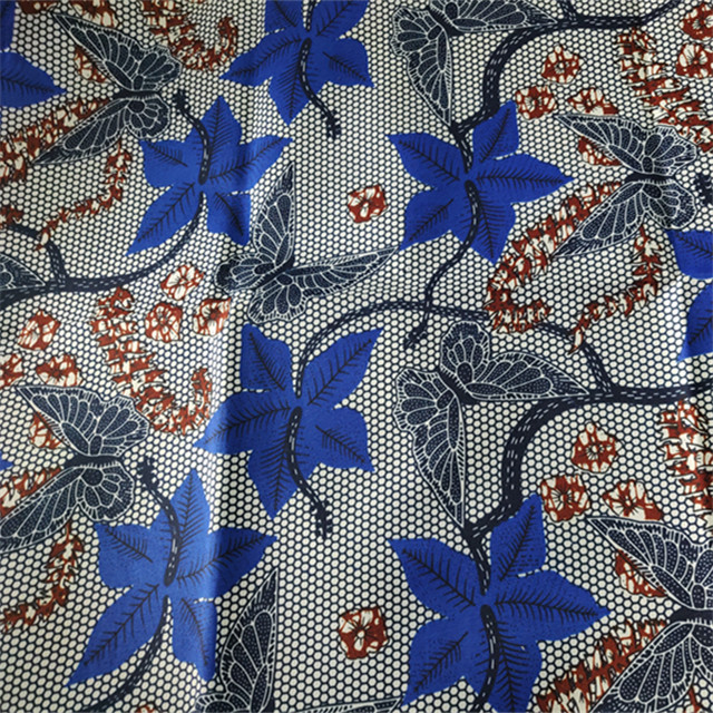 China factory batik fabric 100% polyester african wax print fabric make garment for women