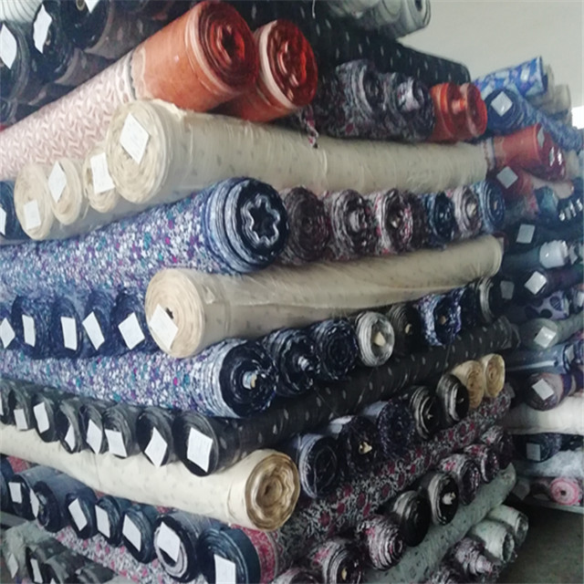 Woven printed 100% cotton viscose rayon fabrics