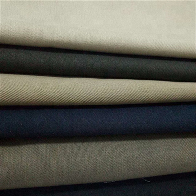 100% Cotton Gabardine Fabric/Twill with spandex Gabardine For Uniform/plain dyed