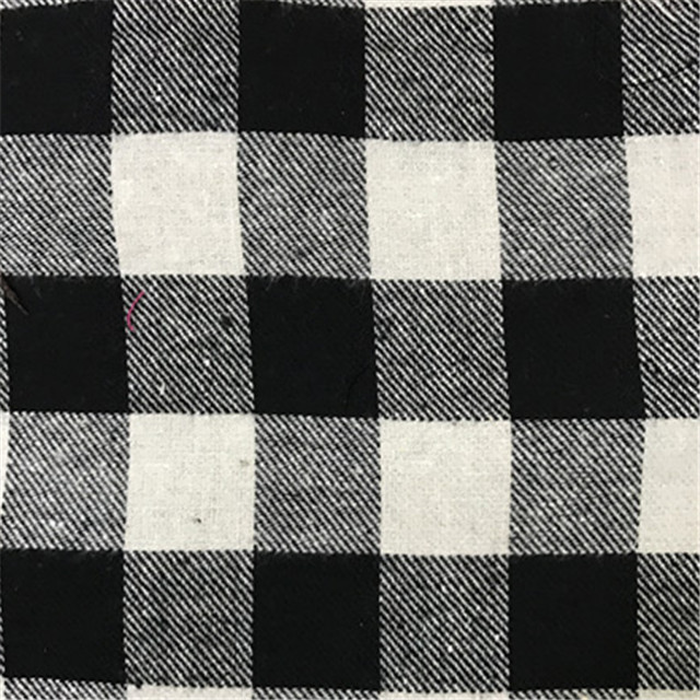 Professional wholesale weaving 100% cotton yarn dyed check fabrics shirt fabric