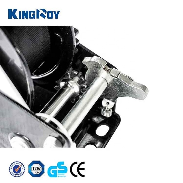 KingRoy lifting verricello manuale trailer hand manual boat winch with strap for sale