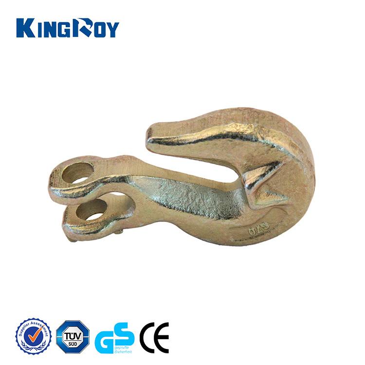 Kingroy G70 heavy duty forged clevis grab lift hook for chain