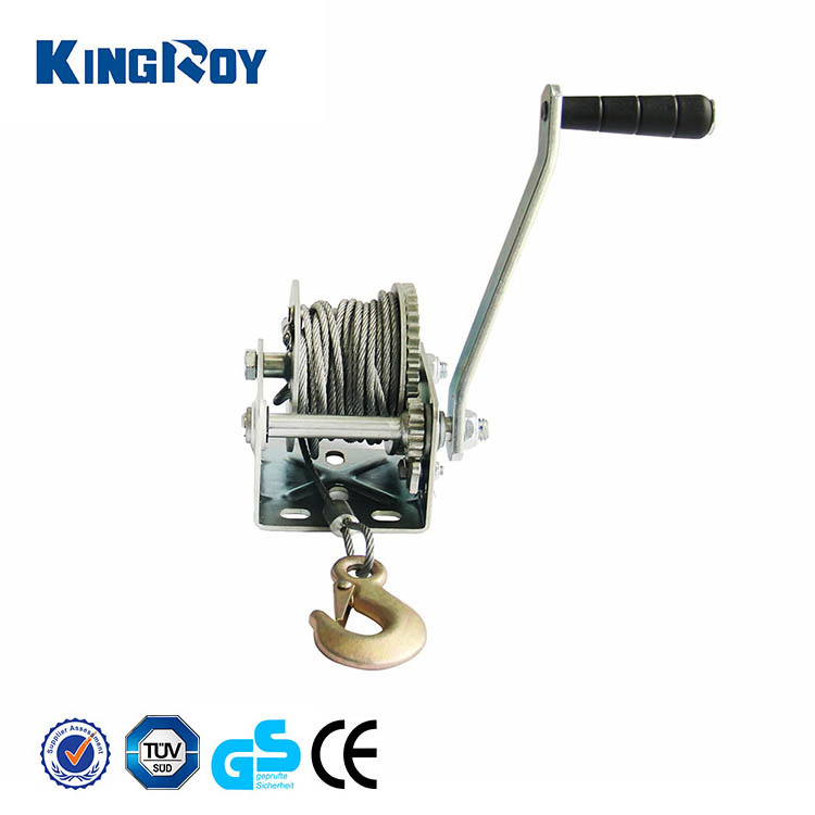 Reliable 800lbs manual boat winch wire hand winch hand anchor winch