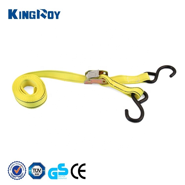 KINGROY quick release tie down heavy duty ratchet cam buckle strap lashing tie down strap for cargo security