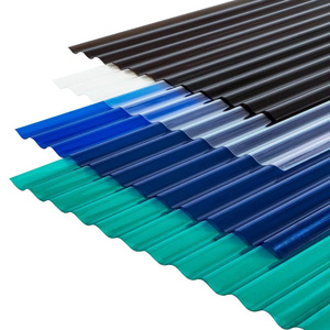 clear polycarbonate pc corrugated roof Sheet with UV protection