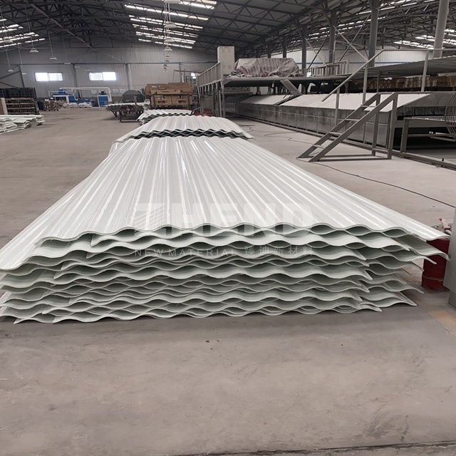 Clear greenhouse frp fiberglass sheet corrugated roof materials panels