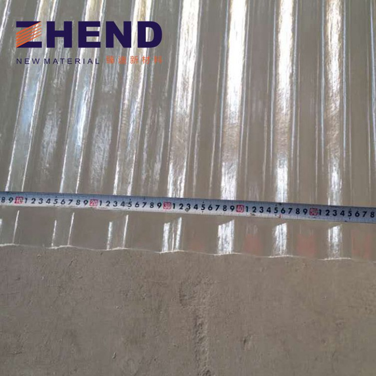 0.6mm  Clear 4x8 Fiberglass Plastic Sheets Price For Greenhouse Roof Tiles