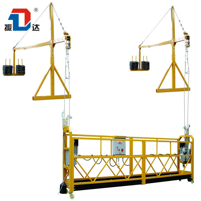 China Supplier ZLP Series Electric Window Cleaning  Suspended Platform