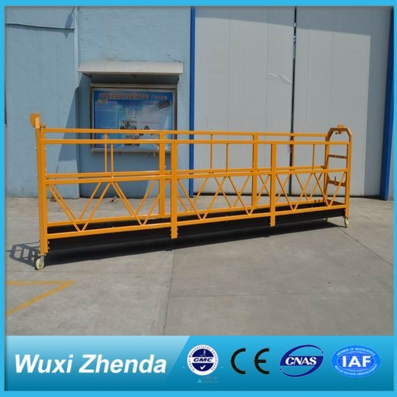 China Supplier ZLP Series Electric Window Cleaning  Suspended Platform