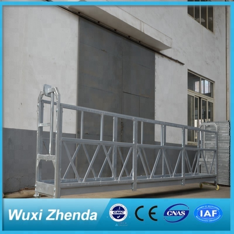 India Facade Cleaning Vertical Glass Washing Machine Suspended Working Platform