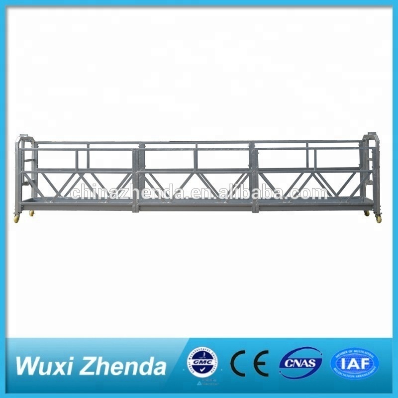 India Facade Cleaning Vertical Glass Washing Machine Suspended Working Platform