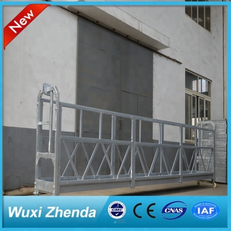 India Facade Cleaning Vertical Glass Washing Machine Suspended Working Platform