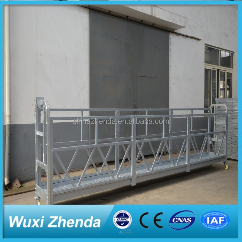 Zhenda Building Construction Gondola/ Swing Stage/ Scaffold with Hanging Work Station