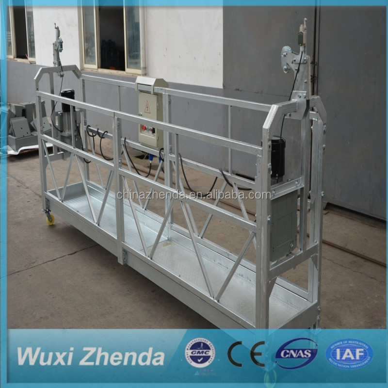 China Supplier ZLP Series Electric Window Cleaning  Suspended Platform