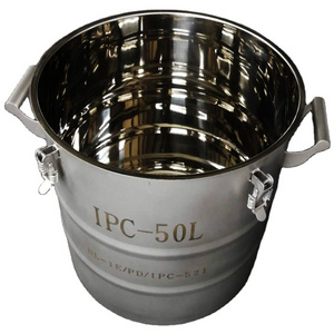 55 Gallon Open Head Stainless Steel Drums