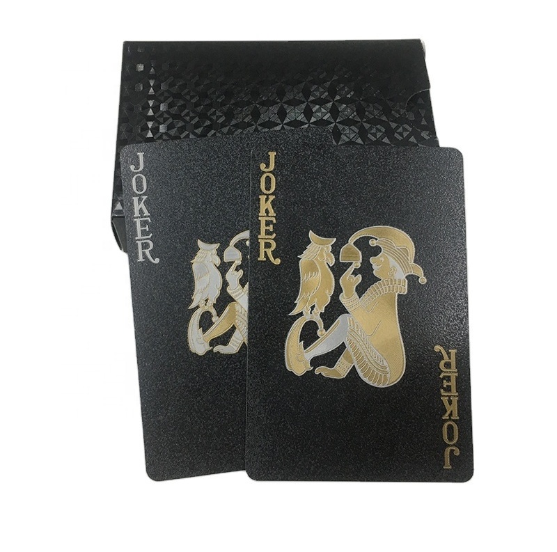 Custom Poker Cards Colored Black Playing Card