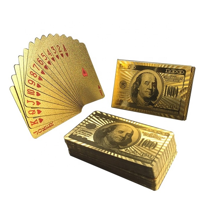 GS-18016  999.9 Gold Playing Cards Gift Gold Foil Playing Cards