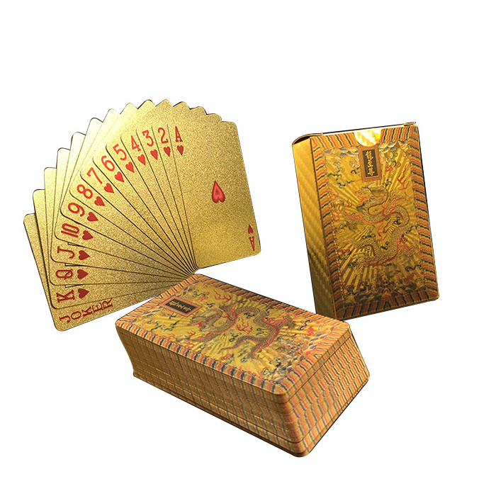 GS-18001 High Quality Customized Playing Card PET Foil Poker Card