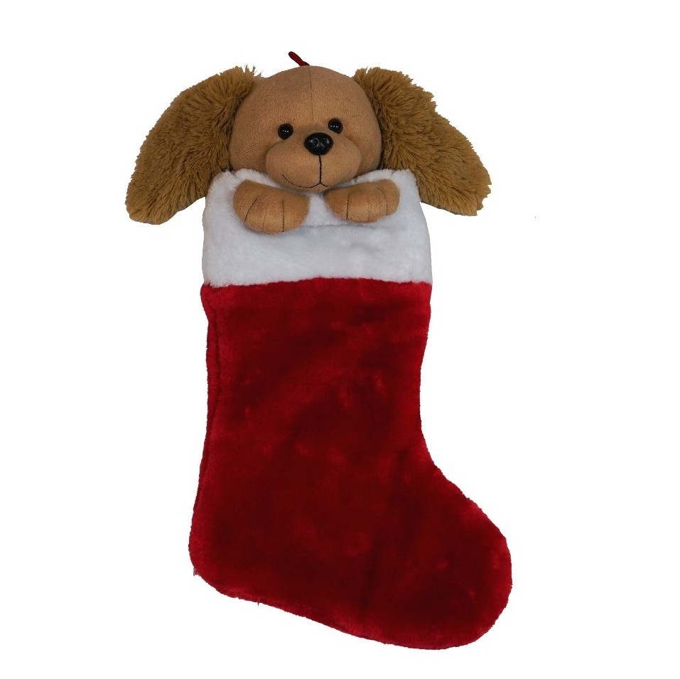 top selling products  animal head plush christmas stocking