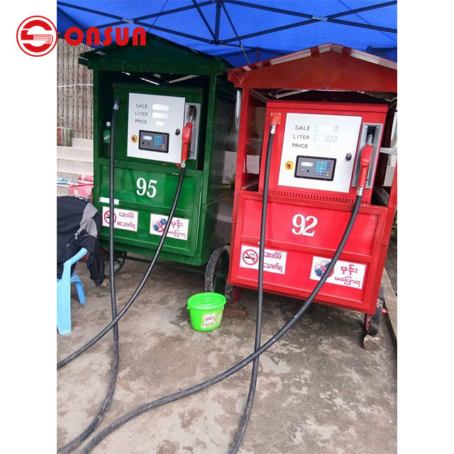 100L CAN mobile gas station fuel dispenser