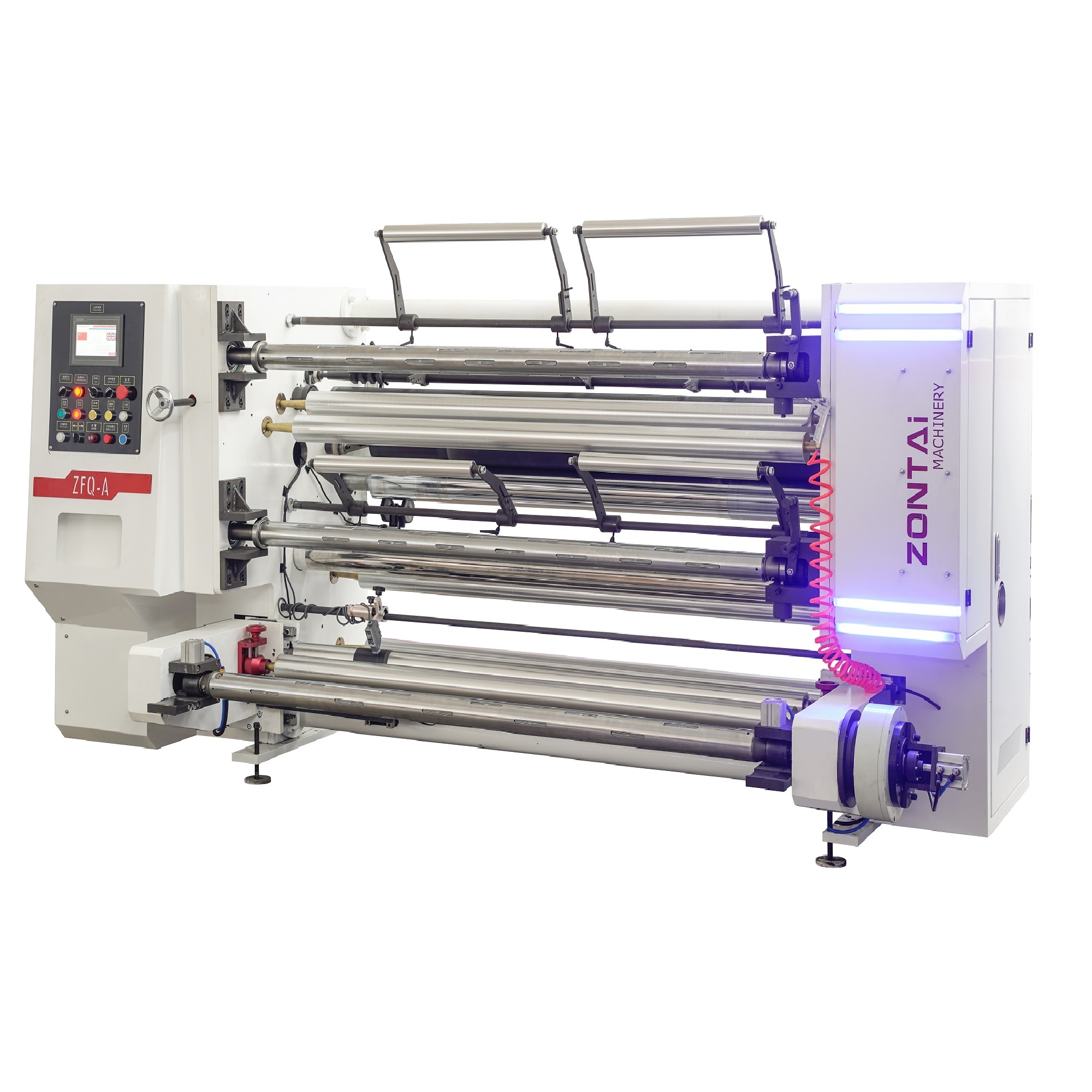 BOPP PET PVC PLASTIC Film slitting rewinding machine