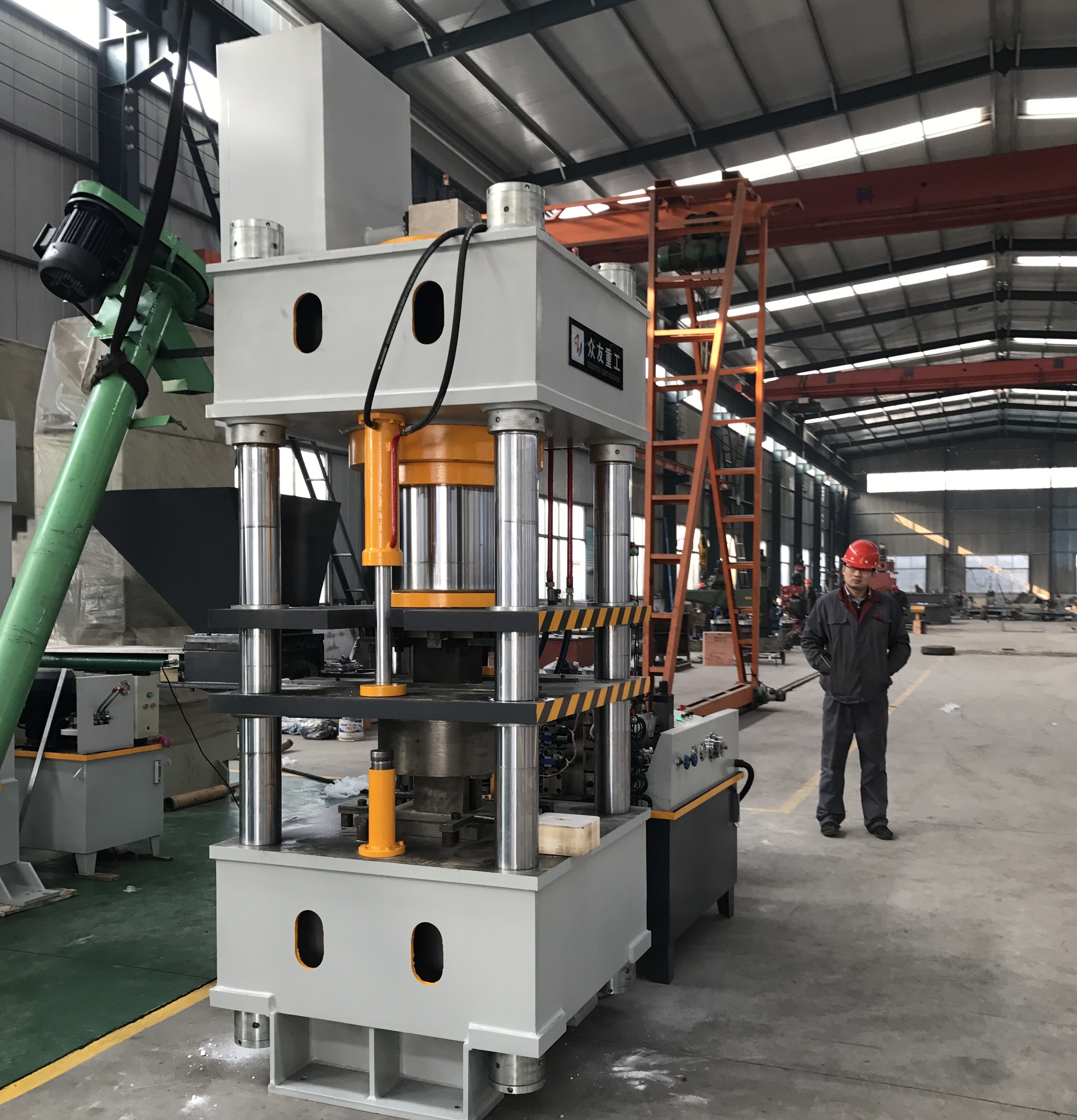 Hydraulic powder compacting hydraulic press for animal salt block 315 Ton