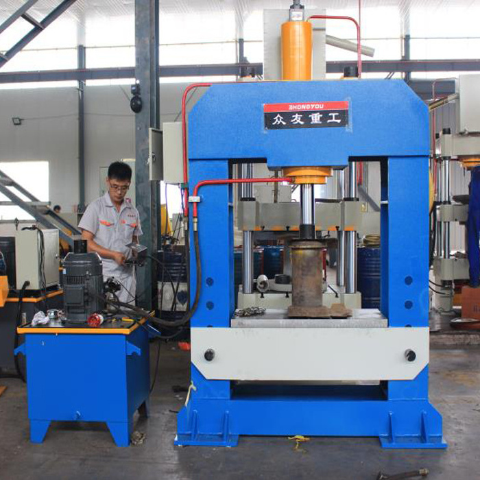 Automatic H frame Press 100 ton hydraulic press machine with adjustable worktable