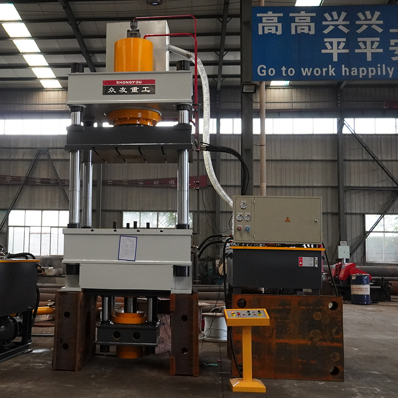 Fire extinguisher deep drawing hydraulic press  315 tons hydraulic pad stretching machine