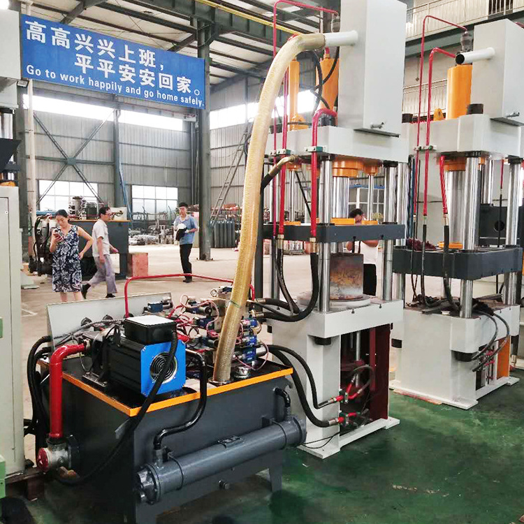 100T fast speed Hydraulic Metal Sheet  Deep drawing Servo Press Machine for fire extinguisher