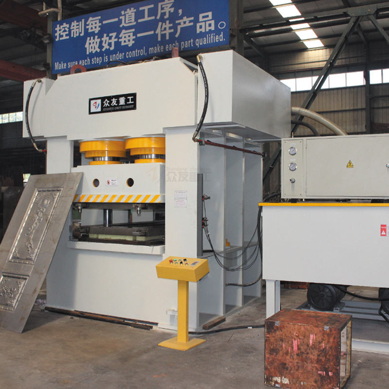 2500 tons metal indoor door steel door embossing machine door steel plate hydraulic press