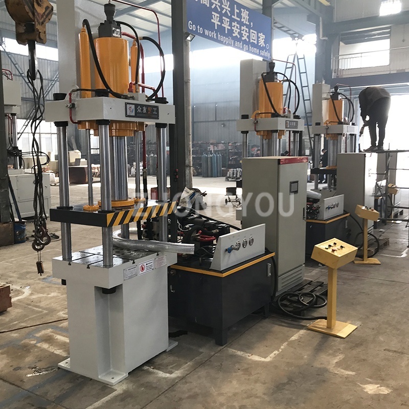 High Speed Hydraulic Press Machine Machine Size CNC 100 Ton Deep Drawing 45# Steel CE ISO  for Fire Extinguisher Customizable