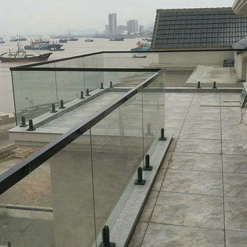 Manufacturer wholesale tempered laminated swimming pool glass fence deck glass railing panels