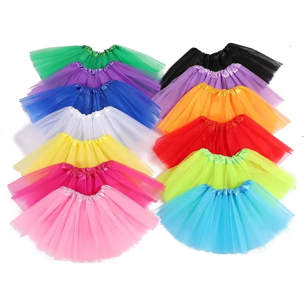 Factory Stock Sweet Style Tutu Skirts Girls Velvet Embroidered Mini Dance Skirts 3-15 Year Old Kids Children's Birthday Parties