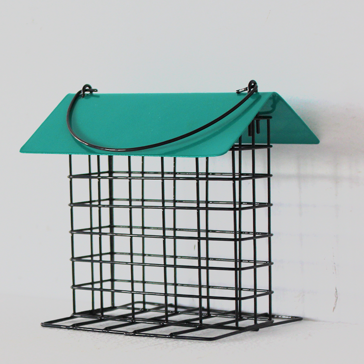 Metal Powder Coated Hanging Model Suet Cage Suet holder Metal Bird Feeder