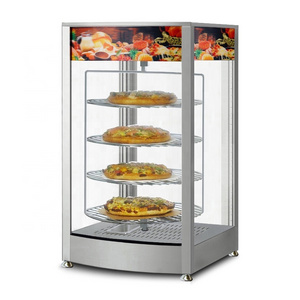 Countertop display showcase rotate  food heater display  CE rotating warm  heating showcase  warmer  food  display case