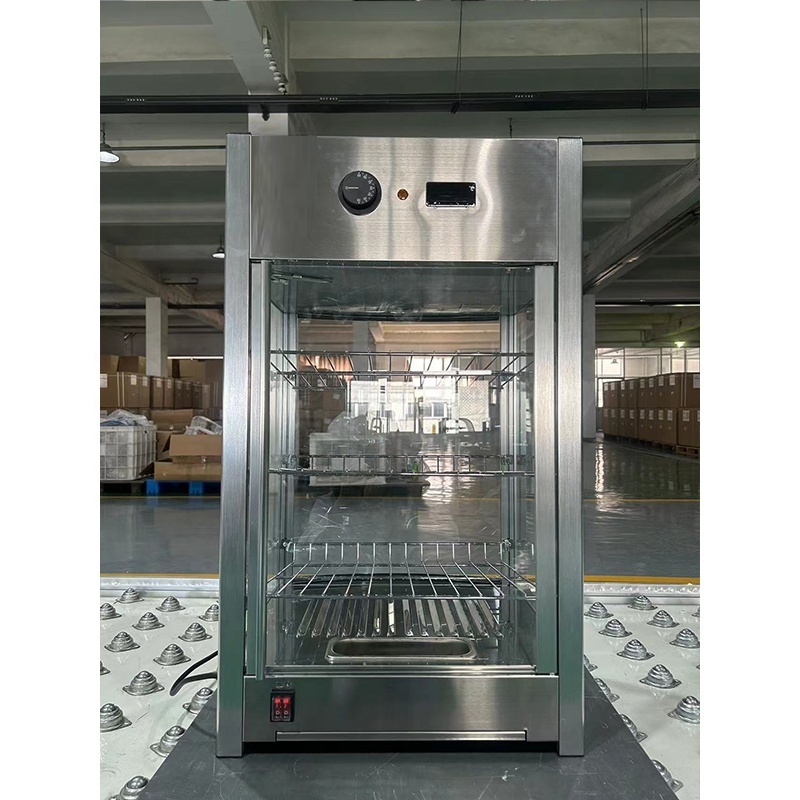 Countertop display showcase rotate  food heater display  CE rotating warm  heating showcase  warmer  food  display case