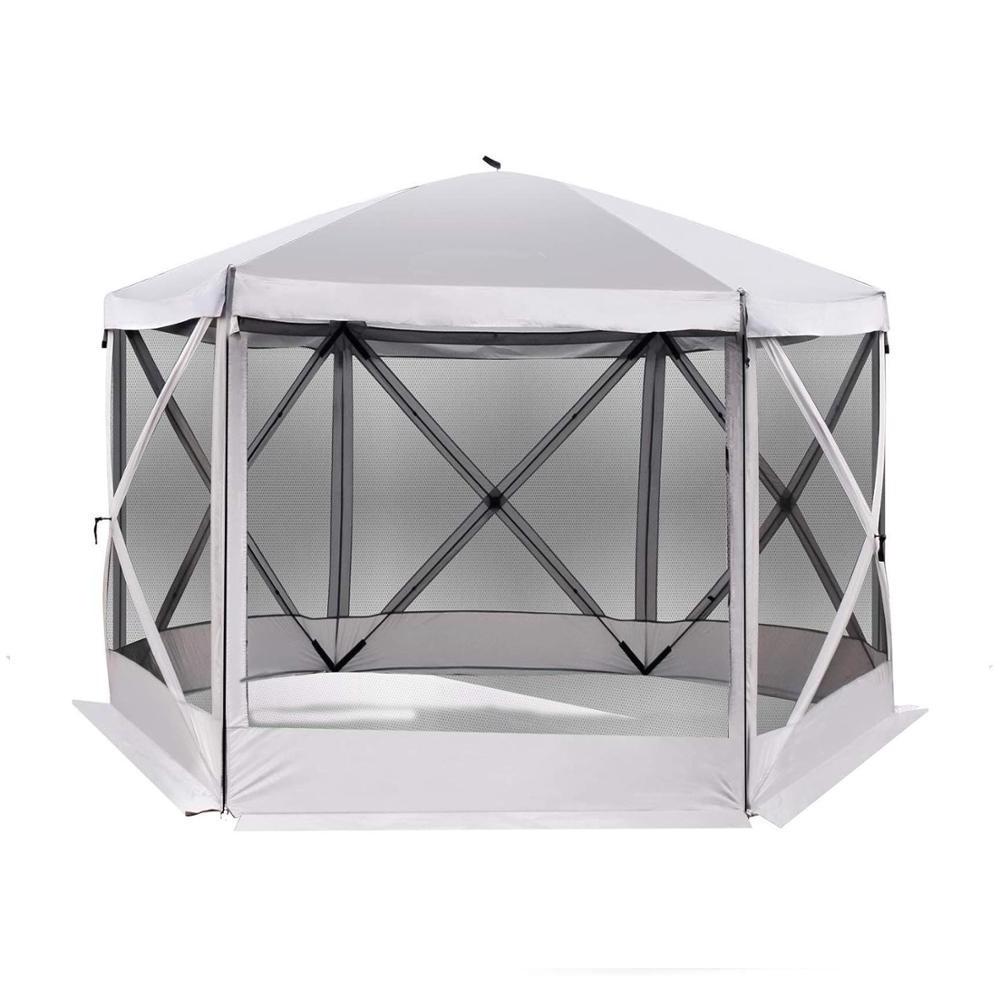 6 side anti mosquito travel screen shelter portable pop up gazebo tent easy set up in 60 seconds