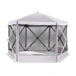 6 side anti mosquito travel screen shelter portable pop up gazebo tent easy set up in 60 seconds