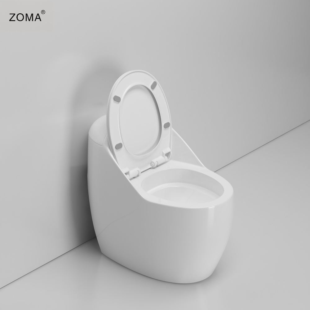 Best Quality Fashion  Siphonic Ceramic Soft Close UF Seat Cove Siphon Flushing One Piece Toilet for Bathroom