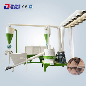 high capacity coconut shell rice husk fine flour crushing mill wood flour bamboo grinding machine