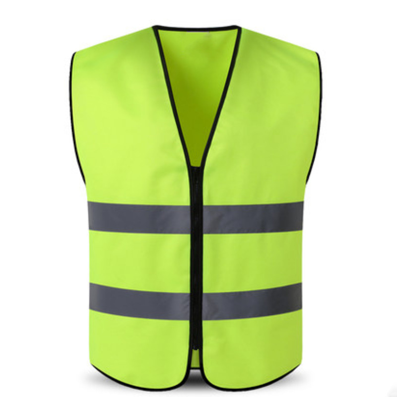 Reflective Safety Vest for Women Men High Visibility Security with Pockets Zipper Front Meets ANSI/ISEA Standards