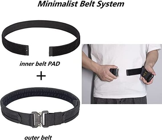 Tactical Molle Battle High Quality Belt with Nylon  Webbing Outer Belt 1.75 Inch & Inner 1.5 Inch Gun Belt