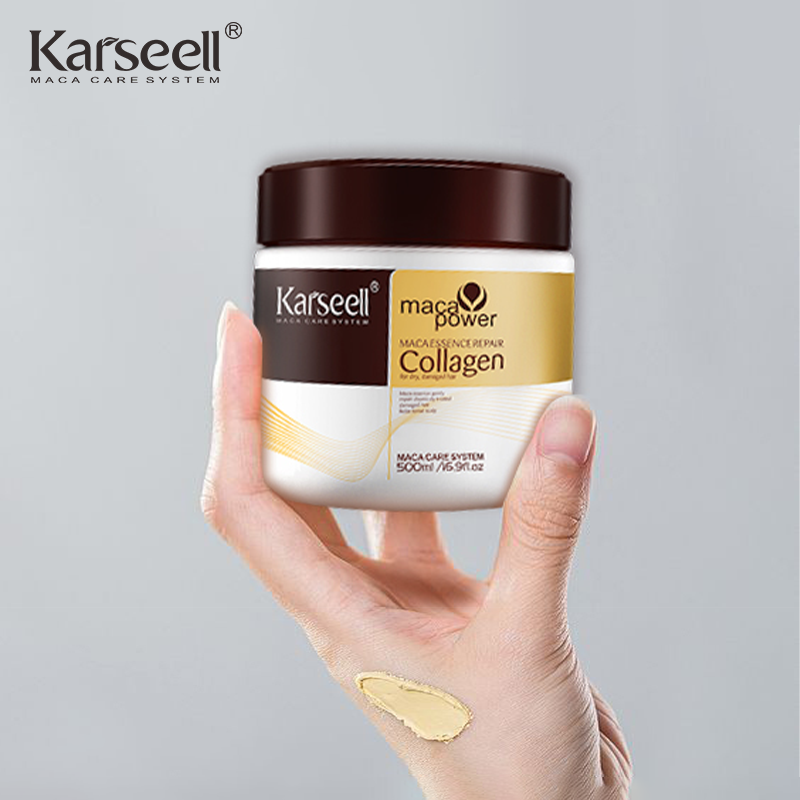 karseell hair treatment keratin hair collagen mask hair care set private label protein collagen