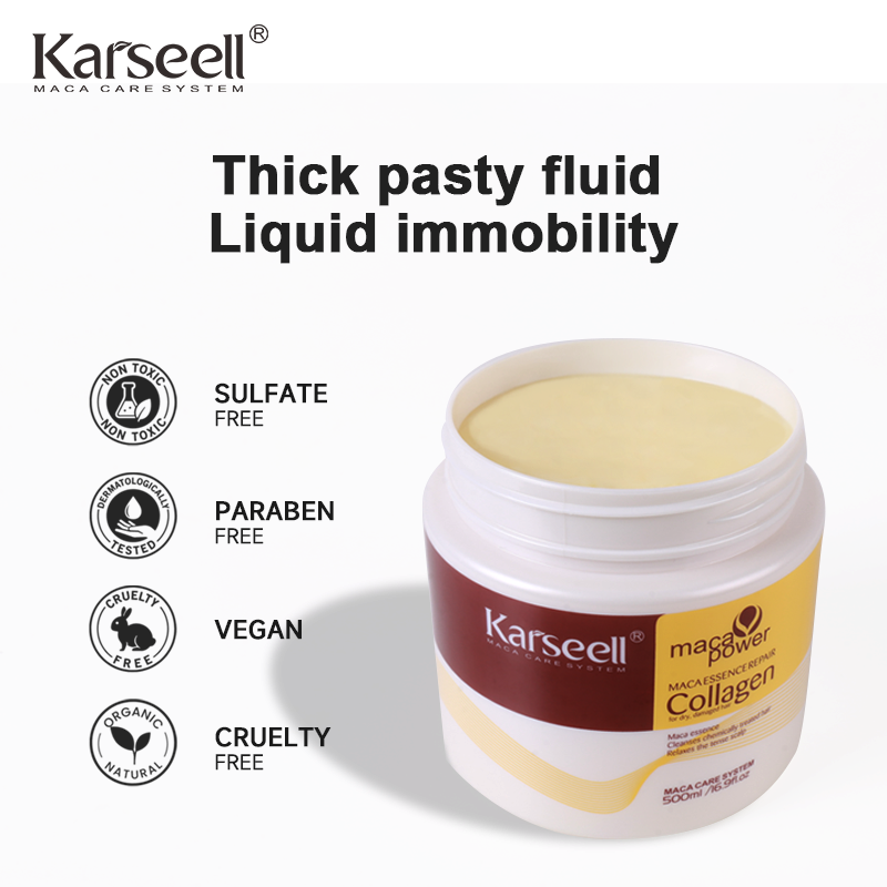 karseell hair treatment keratin hair collagen mask hair care set private label protein collagen