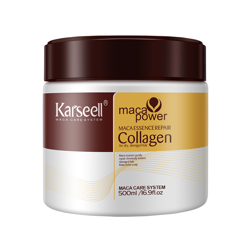 Karseell The Best Selling 500ml Collagen Hair Mask Agran Oil Smoothing Moisturizing Hair Mask