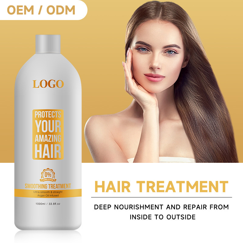 OEM Hair Spa Relaxers Straightener Cream Organic Brazilian Nano Keratin Hair Treatment of Loss Hair