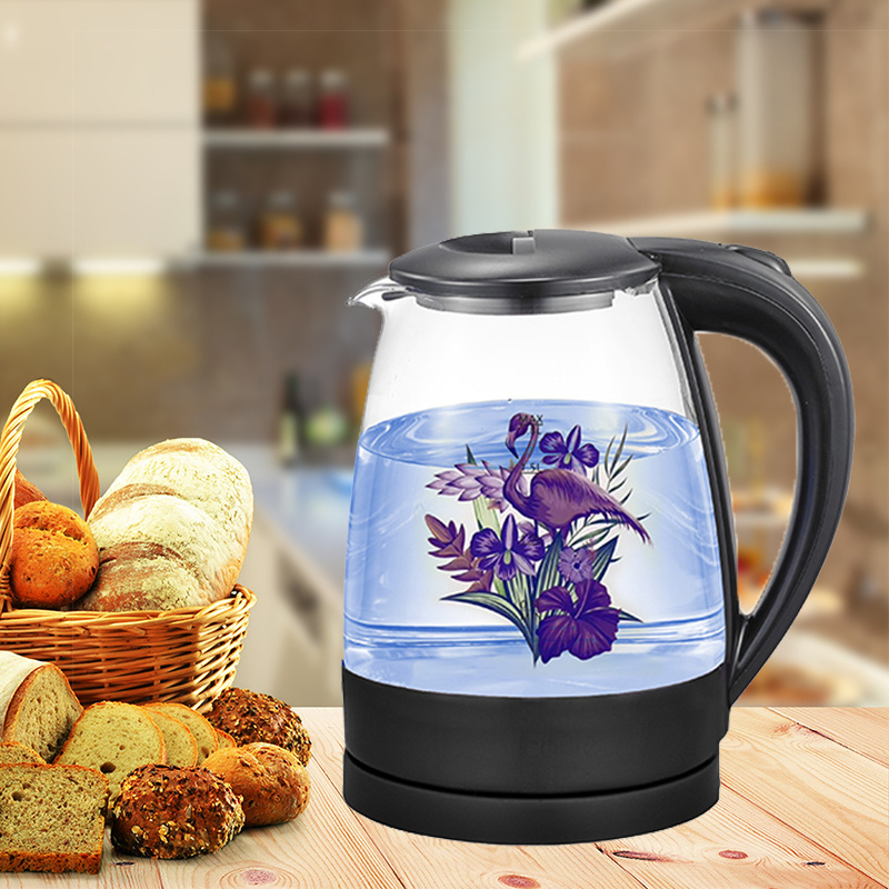 Popular Electric Kettle 1.8L1500W Glass Body Electric Water Kettle Glass for Home Appliance