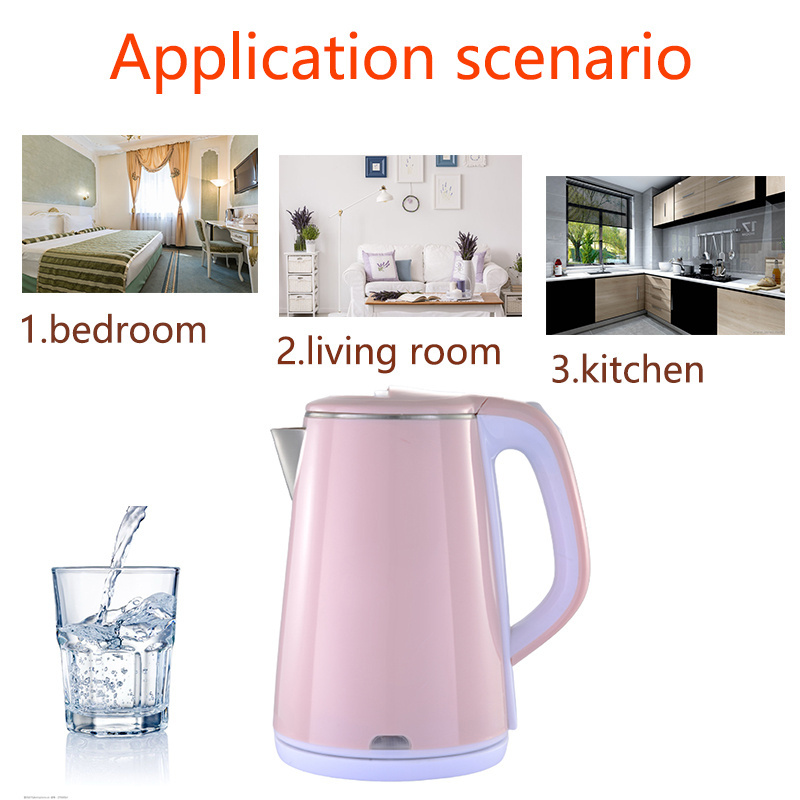 2022 home Kitchen Appliances Cool Touch Quiet Boil Cordless 1500W Smart Electric Kettle